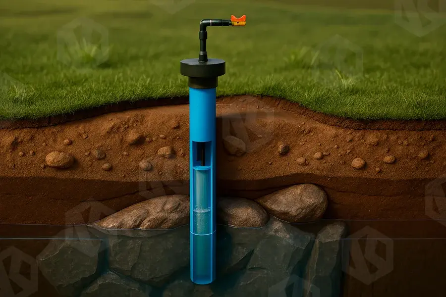 Схема - Летнее обустройство скважины | Кимберия